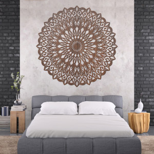 Drewniana mandala na ścianę – idealny obraz harmonii w przestrzeni