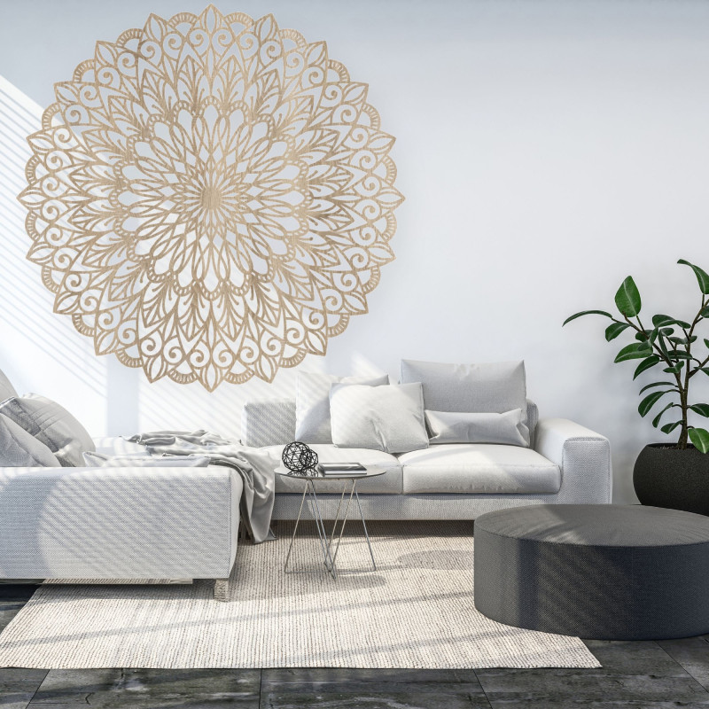 Drewniana mandala na ścianę – idealny obraz harmonii w przestrzeni