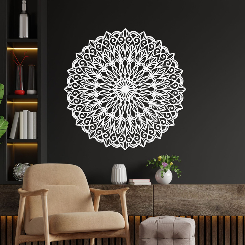 Drewniana mandala na ścianę – idealny obraz harmonii w przestrzeni