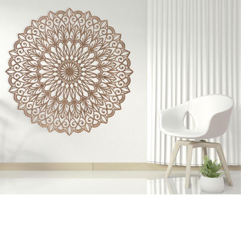Drewniana mandala na ścianę – idealny obraz harmonii w przestrzeni