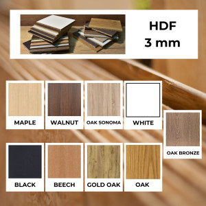 Drewniany obrazek drzewa z rzeźbionymi gałęziami - Dunak 2