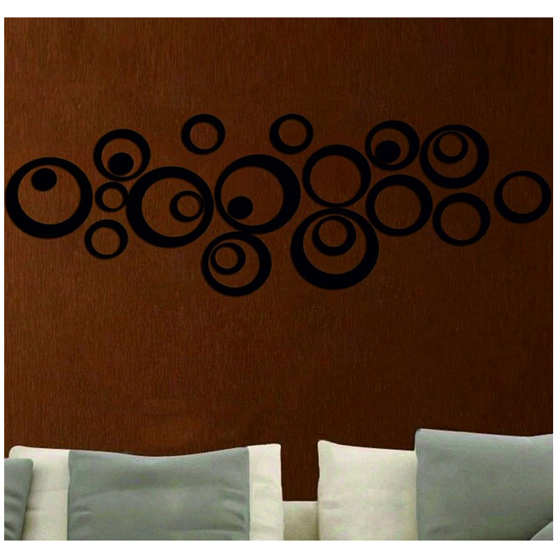 Lustra dekoracyjne. Naklejki lustro na ścianie jak obraz lub dekoracji, naklejki 3D akrylowe