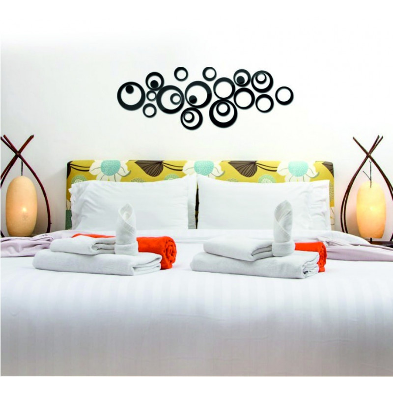 Lustra dekoracyjne. Naklejki lustro na ścianie jak obraz lub dekoracji, naklejki 3D akrylowe