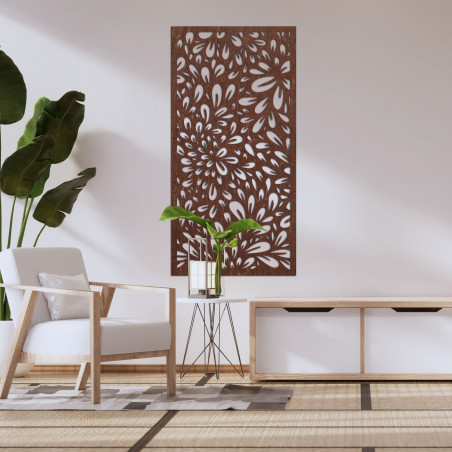 Abstrakcyjny obraz kwiatowy na ścianie - PINIIA