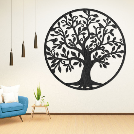 Drewniany wizerunek drzewa życia - LIFERUM