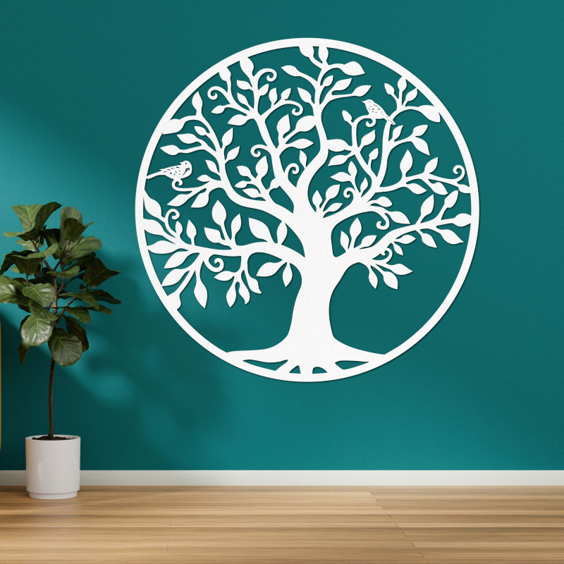 Drewniany obrazek drzewo życia