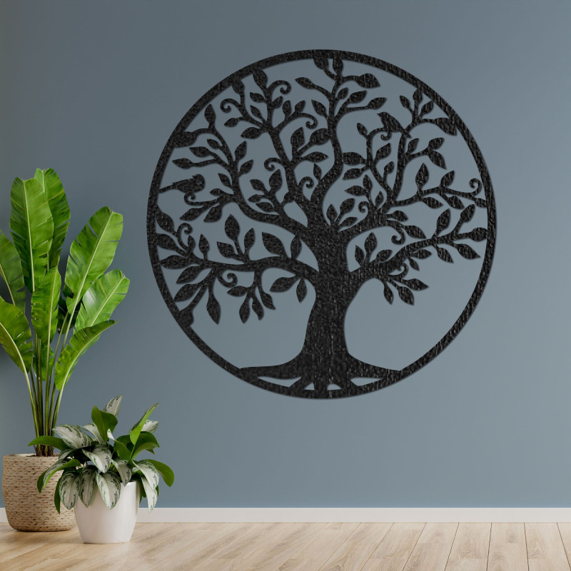 Drewniane drzewo życia i harmonii