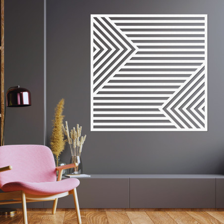 Drewniana dekoracja ścienna - LINEA