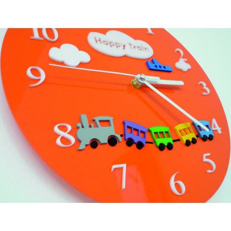 Nowoczesny zegar ścienny z pleksi. Modny zegar ścienny na prezent. Zegar X-momo. PMMA