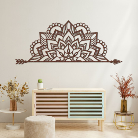 Drewniana mandala na ścianę - ARONGE