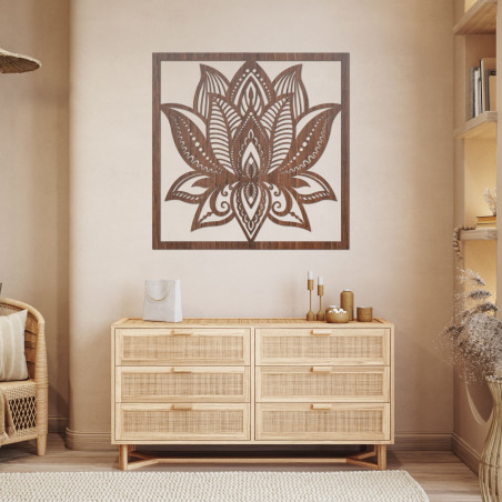 Dekoracja na ścianie z lotosu - ALDEXARIA