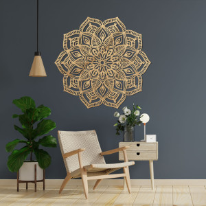 Drewniana mandala na ścianę - COUNESS 2