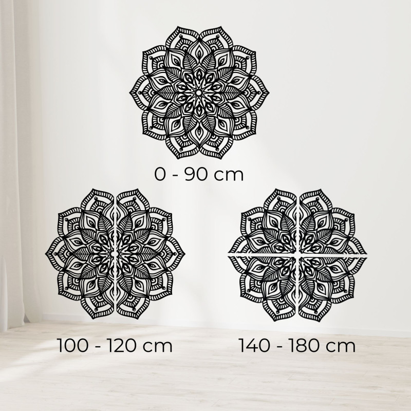 Elegancka drewniana mandala jako dekoracja ścienna pełna harmonii i spokoju