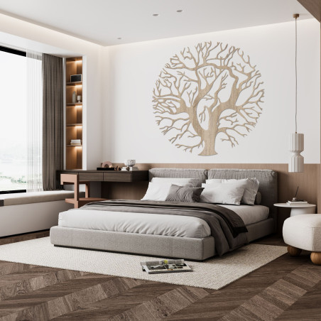 Obraz na drewnie Drzewo Życia – symbol harmonii i rodziny