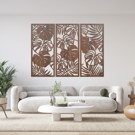 Tropikalne liście monstera i paproć - LIBOGA