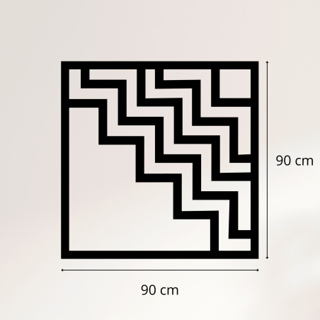 Geometryczna dekoracja ścienna kwadrat - SUQARE