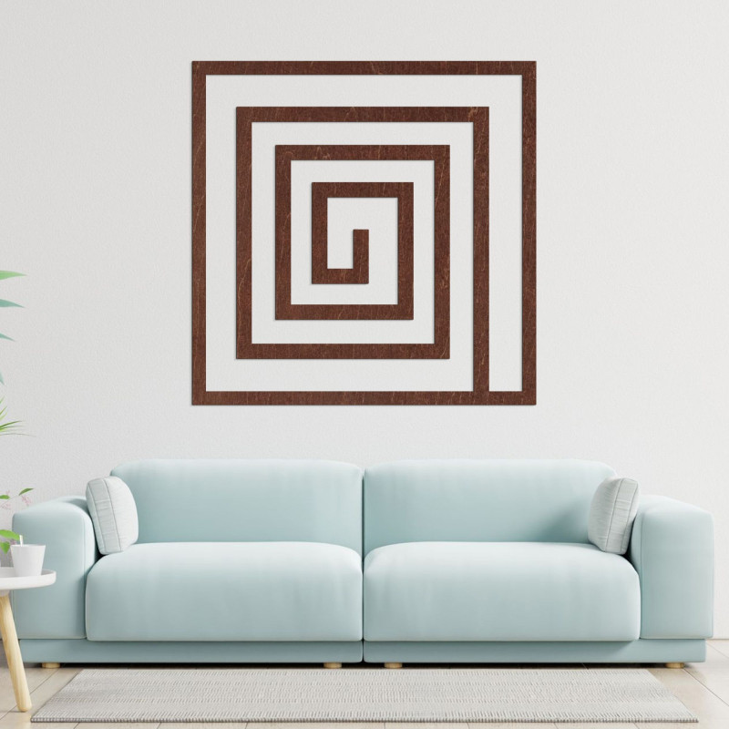 Drewniana spirala dekoracyjna - SQUARIL