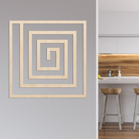 Drewniana spirala dekoracyjna - SQUARIL