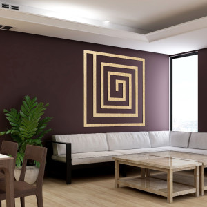 Spiralna forma nadaje przestrzeni wrażenie ciągłości i płynności, jednocześnie zachowując jej przejrzystość i porządek.