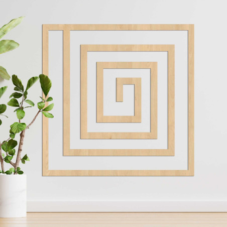 Drewniana dekoracja geometryczna - WOORTLE