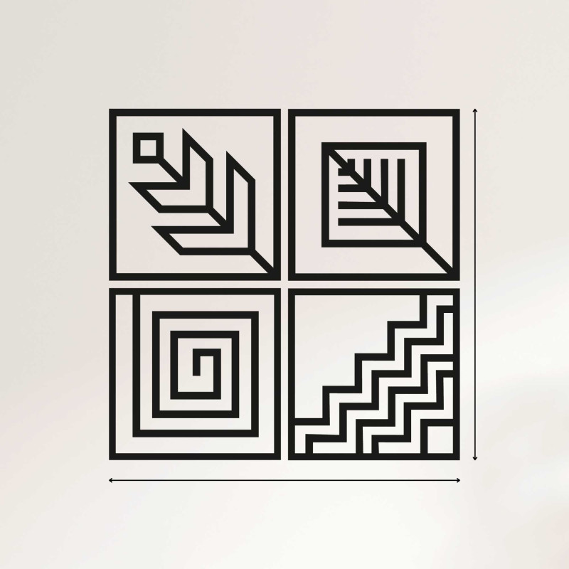 Czteroczęściowy obraz ścienny, który idealnie wypełni Twoją przestrzeń