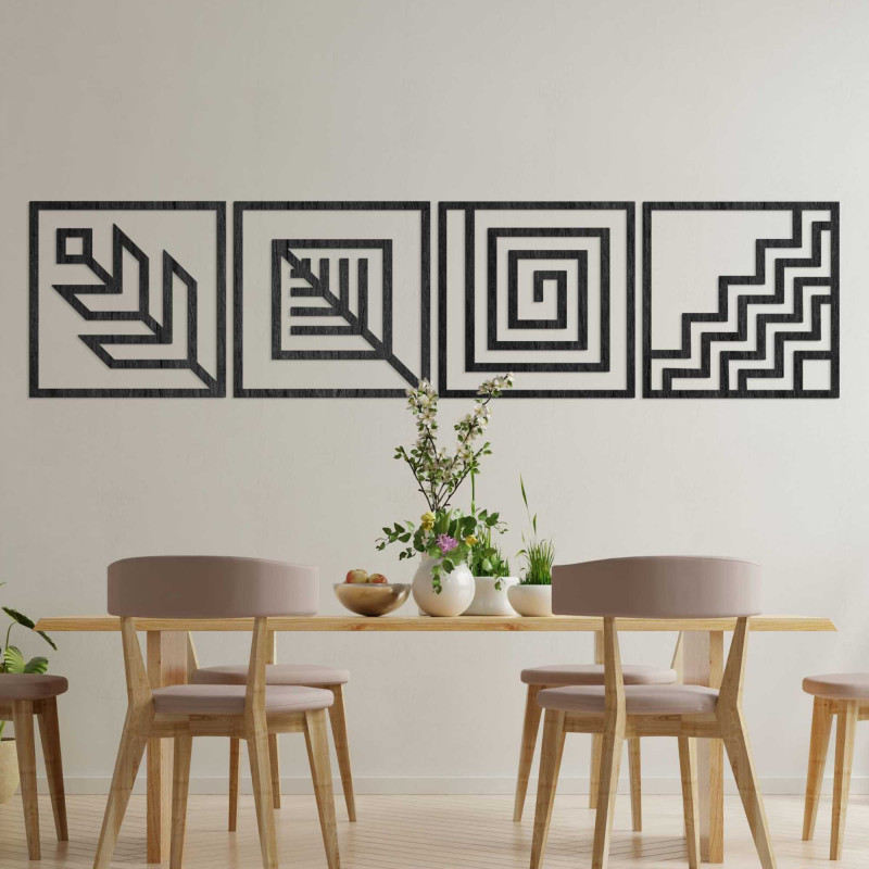 Czteroczęściowy obraz ścienny, który idealnie wypełni Twoją przestrzeń