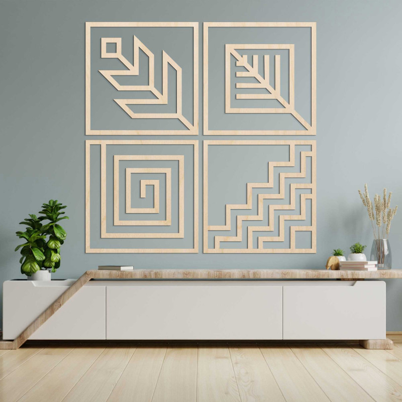 Czteroczęściowy obraz ścienny, który idealnie wypełni Twoją przestrzeń