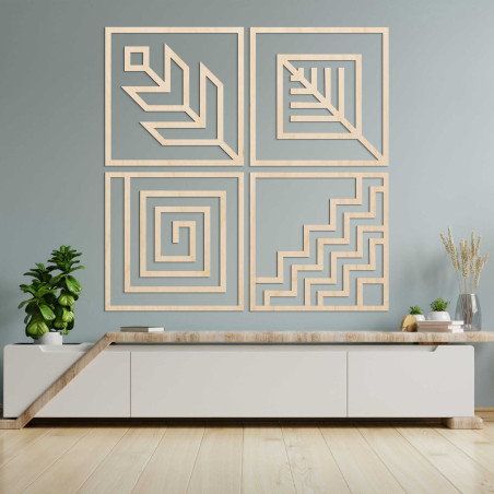 Czteroczęściowy obraz ścienny, który idealnie wypełni Twoją przestrzeń Czteroczęściowy obraz ścienny, który idealnie wypełni Twoją przestrzeń