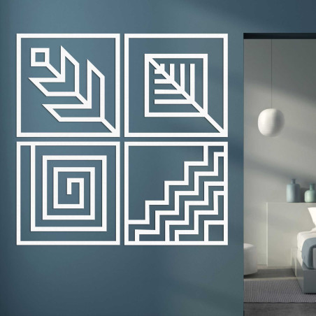 Czteroczęściowy obraz ścienny, który idealnie wypełni Twoją przestrzeń Czteroczęściowy obraz ścienny, który idealnie wypełni Twoją przestrzeń