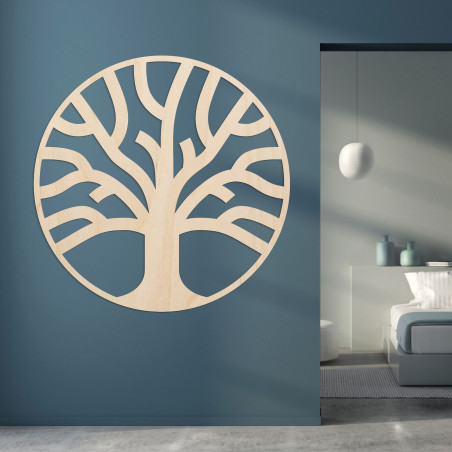 Elegancka drewniana dekoracja ścienna drzewo życia - SILVA Elegancka drewniana dekoracja ścienna drzewo życia - SILVA