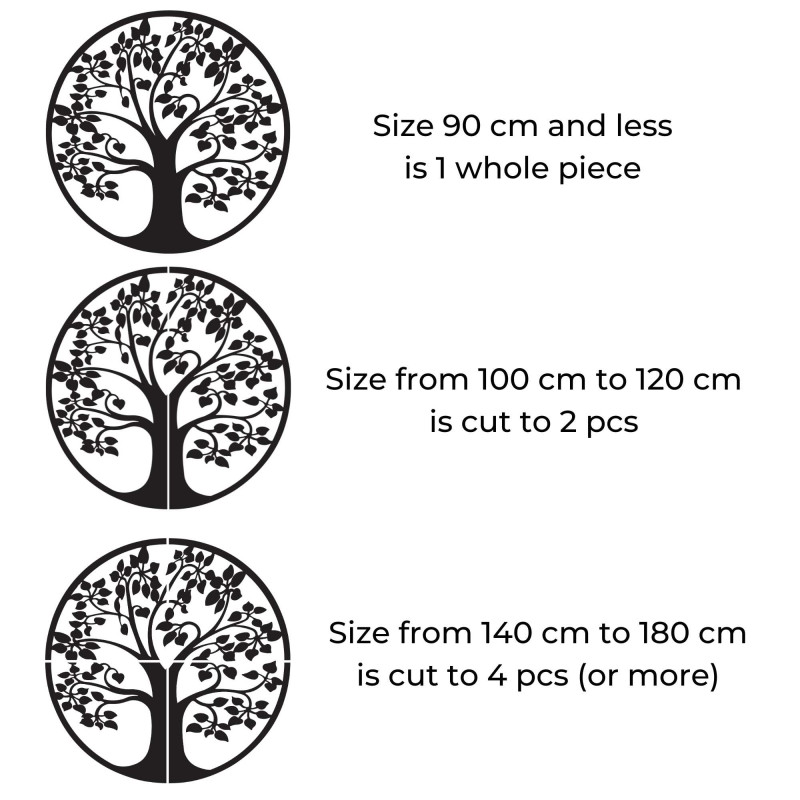 Drewniane drzewo życia na ścianie - DROTO
