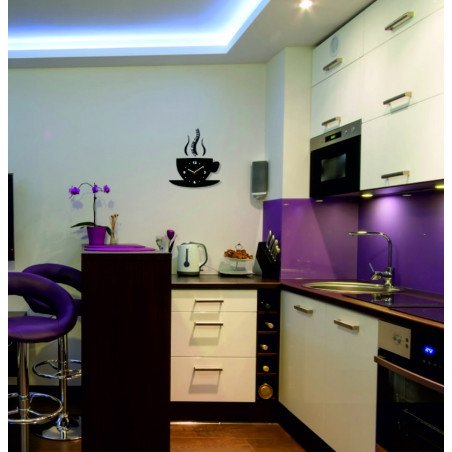 Nowoczesny zegar ścienny z plexi. Modny zegar ścienny na prezent. Zegar X-momo. PMMA