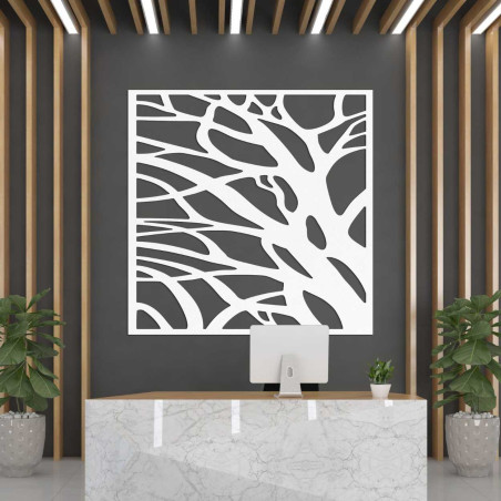 Drewniana dekoracja ścienna nature square - LASLO