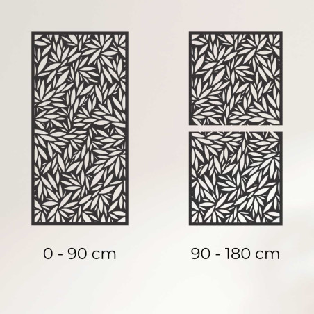 Panel dekoracyjny z motywem roślinnym - JERSER