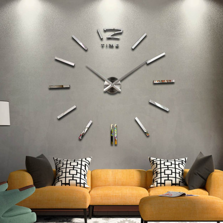 Zegar DIY o trójwymiarowej konstrukcji, idealny dla osób niewidomych i słabowidzących.