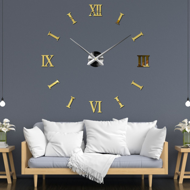 Designerski zegar ścienny, który składa się jak puzzle. Łatwy w montażu i dający niesamowity efekt.