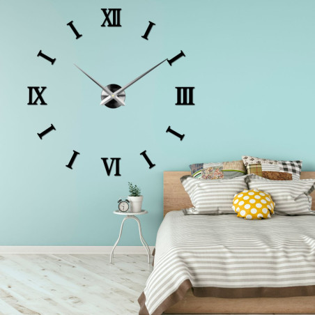 Minimalistyczny czarny zegar, który doda Twojej ścianie głębi i stylu dzięki swojemu trójwymiarowemu designowi. Minimalistyczny czarny zegar, który doda Twojej ścianie głębi i stylu dzięki swojemu trójwymiarowemu designowi.