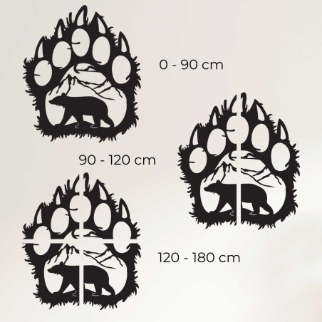 Podgląd techniczny pokazujący wysokość, szerokość i głębokość wycięcia w naturalnym drewnie. Podgląd techniczny pokazujący wysokość, szerokość i głębokość wycięcia w naturalnym drewnie.