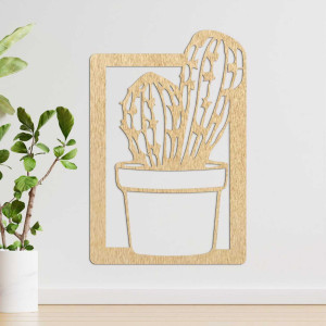 Rzeźbione malowidło ścienne - CACTUS MAGNU | SENTOP