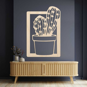Rzeźbione malowidło ścienne - CACTUS MAGNU | SENTOP 2