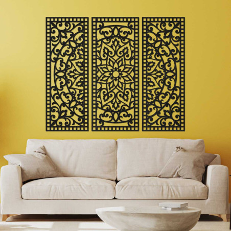 Trzyczęściowa konstrukcja łączy tradycyjne wzory z nowoczesną precyzją.