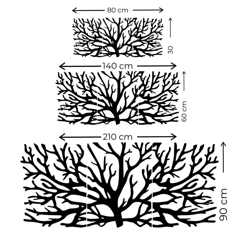 DIMENSION, Ekologiczna drewniana dekoracja ścienna z motywem drzewa życia