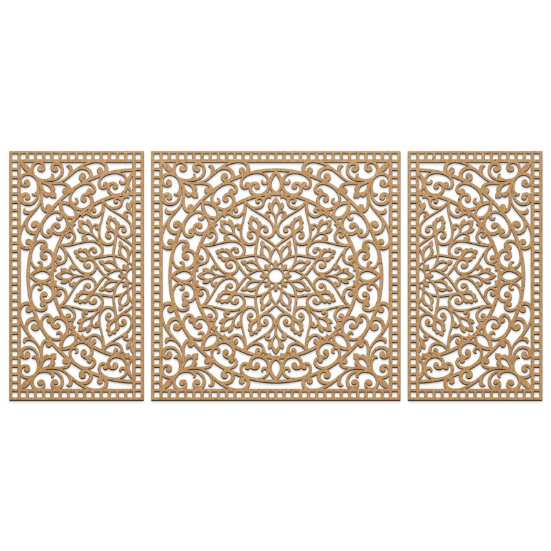 Elegancka mandala HDF, która ożywi ściany Twojego salonu lub biura