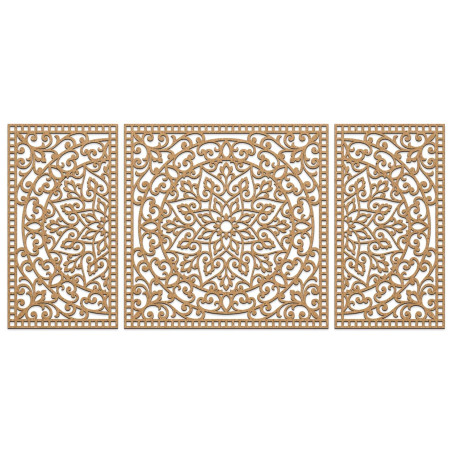 Elegancka mandala HDF, która ożywi ściany Twojego salonu lub biura