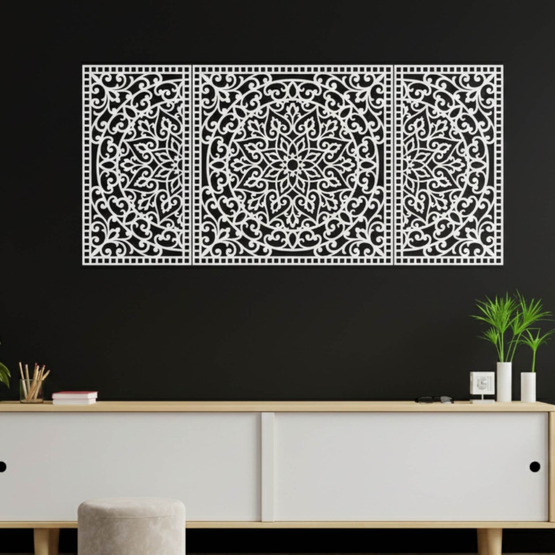 Elegancka mandala HDF, która ożywi ściany Twojego salonu lub biura