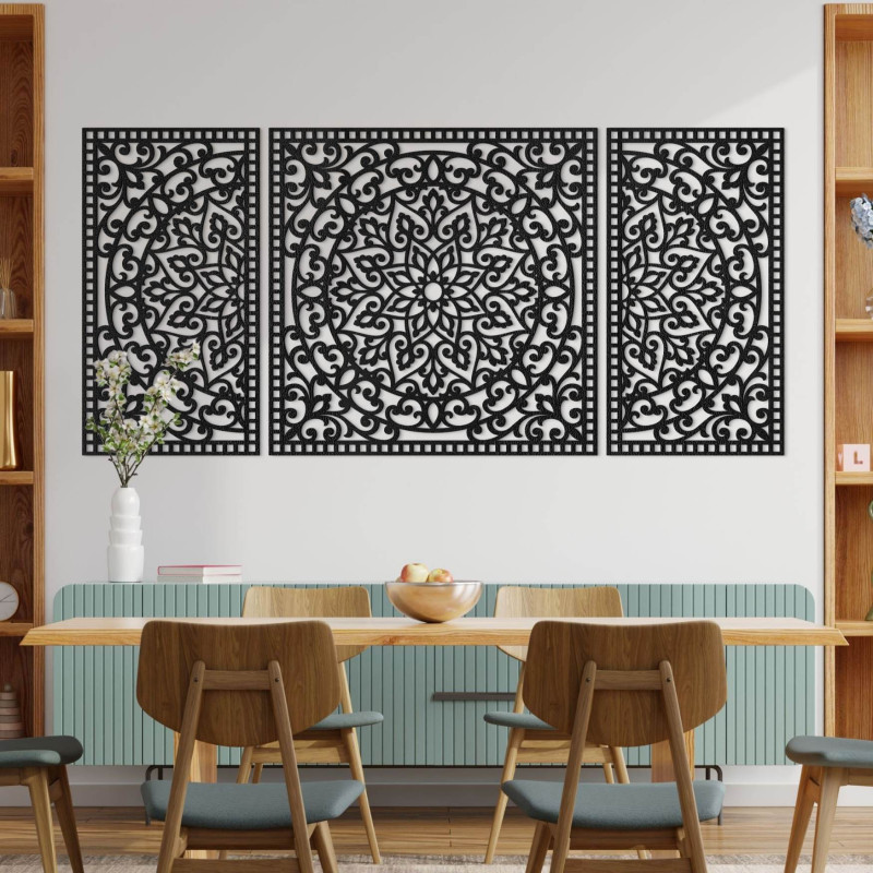 Nowoczesna dekoracja trzyczęściowa – wyrafinowany dodatek do wnętrza