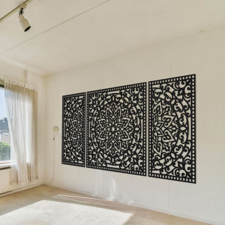 Nowoczesna dekoracja trzyczęściowa – wyrafinowany dodatek do wnętrza