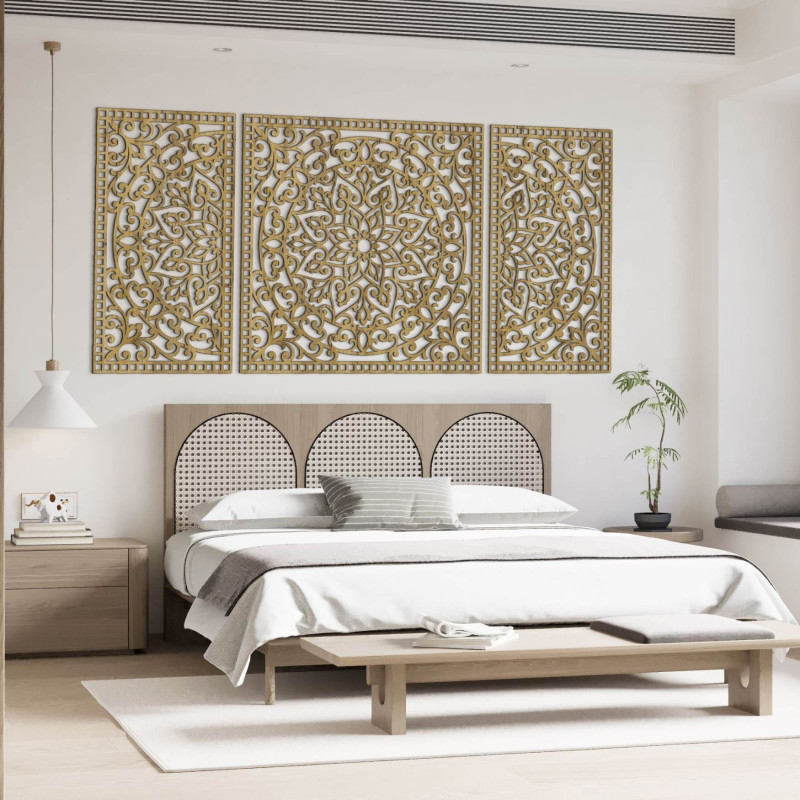 Drewniana dekoracja ścienna Mandala - FLOFER