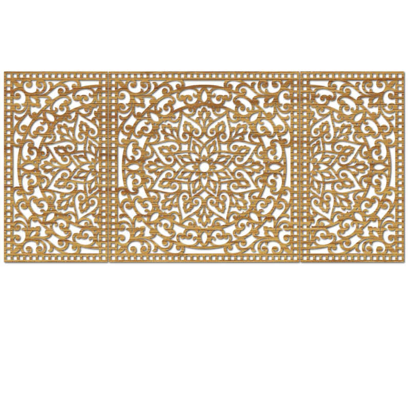 Drewniana dekoracja ścienna Sylwetka - nowoczesny i elegancki design