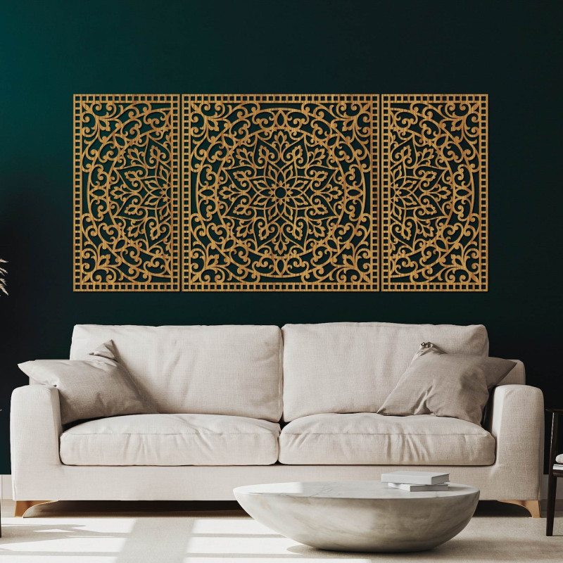 Drewniana dekoracja ścienna Sylwetka - nowoczesny i elegancki design